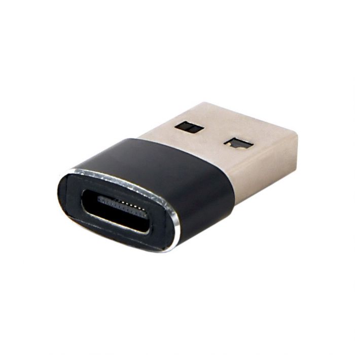 Адаптер Cablexpert USB Type-C - USB (F/M), Black (A-USB2-AMCF-02)