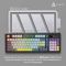 Клавіатура бездротова Ajazz AK980 Clear Sky Switch Black (AK980-CS-BGY)
