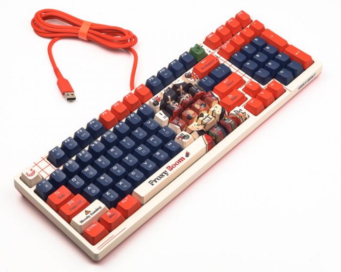 Клавіатура Bloody AT98 RGB Proxy Boom White/Red 