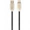 Кабель Cablexpert USB - USB Type-C V 2.0 (M/M), преміум, 2 м, чорний (CC-USB2R-AMCM-2M)