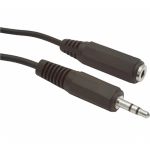 Аудіо-кабель Cablexpert 3.5 мм - 3.5 мм (M/F), 1.5 м, чорний (CCA-423)