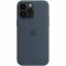 Чохол-накладка Apple Silicone Case with MagSafe для Apple iPhone 14 Pro Max Storm Blue (MPTQ3)