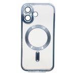 Чохол-накладка BeCover TPU Chrome Case MagSafe для Apple iPhone 16 Plus Sierra Blue (712077)