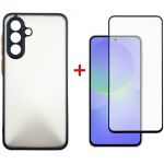 Чохол-накладка Dengos для Samsung Galaxy A36 SM-A366 Black Full Glue (DG-KM-145) + захисне скло