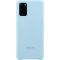 Чохол-накладка Samsung Silicone Cover для Samsung Galaxy S20+ SM-G985 Sky Blue (EF-PG985TLEGRU)