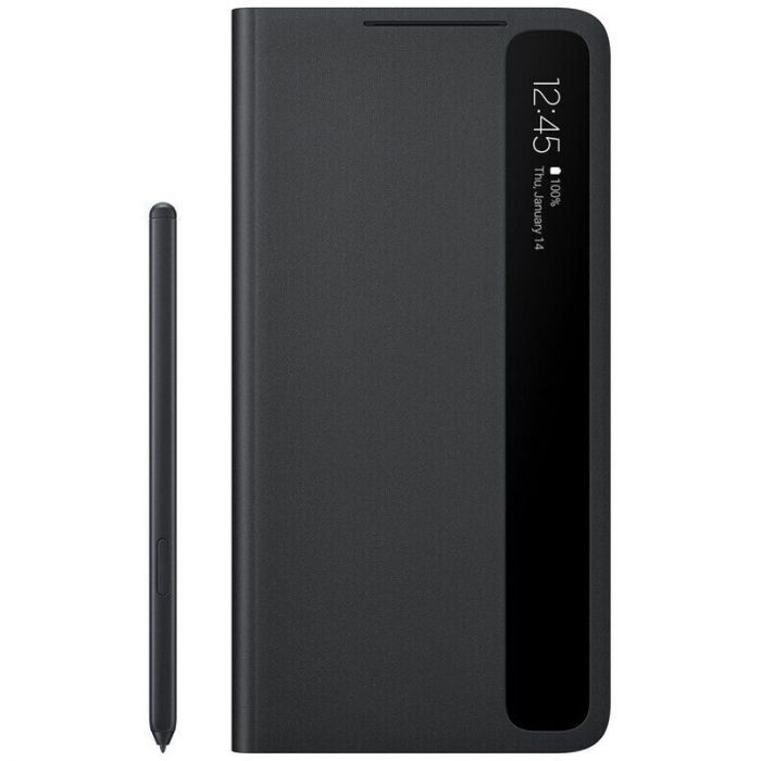 Чохол-книжка Samsung Smart Clear View Cover with S Pen для Samsung Galaxy S21 Ultra SM-G998 Black (EF-ZG99PCBEGRU)