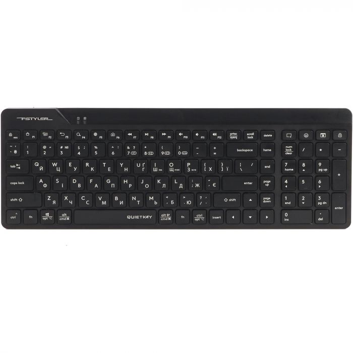 Клавіатура бездротова A4Tech FBK23 AS Black