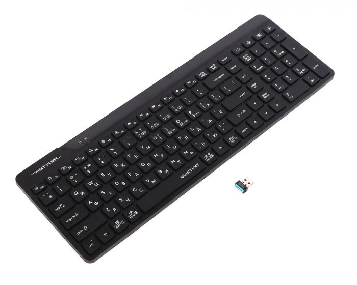Клавіатура бездротова A4Tech FBK23 AS Black