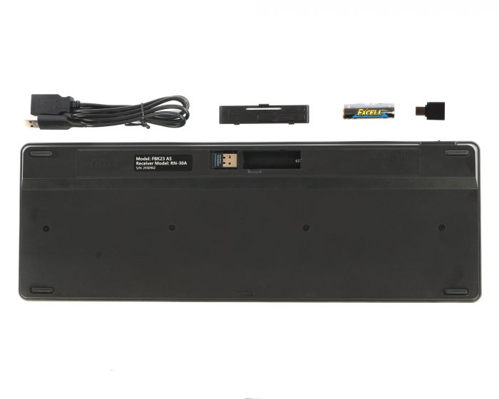 Клавіатура бездротова A4Tech FBK23 AS Black