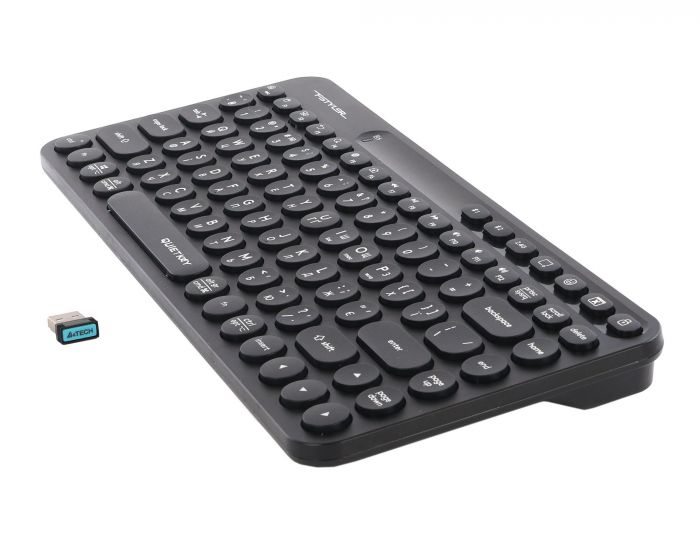 Клавіатура бездротова A4Tech FBK36C AS Black
