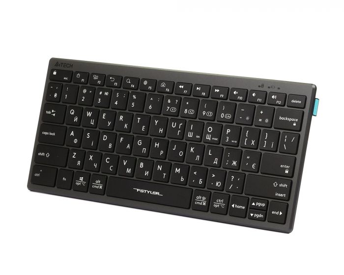 Клавіатура бездротова A4Tech Fstyler FBX51C Grey