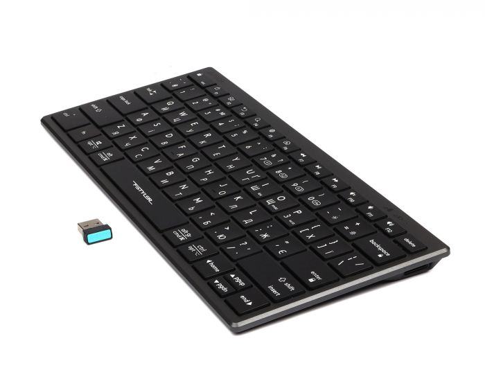 Клавіатура бездротова A4Tech Fstyler FBX51C Grey