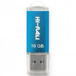 Флеш-накопичувач USB 16GB Hi-Rali Rocket Series Blue (HI-16GBVCBL)