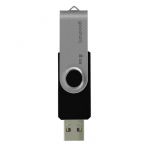 Флеш-накопичувач USB2.0  8GB Goodram UTS2 (Twister) Black (UTS2-0080K0R11)