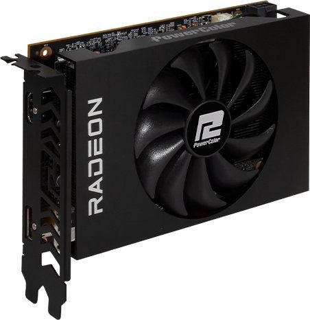Відеокарта AMD Radeon RX 6500 XT 4GB GDDR6 ITX PowerColor (AXRX 6500 XT 4GBD6-DH)