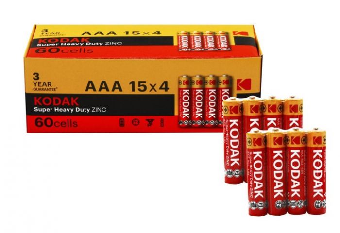 Батарейка Kodak Super Heavy Duty AAA/R3 60шт/уп