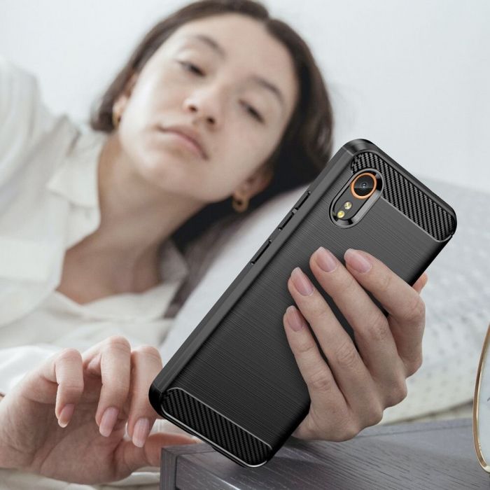 Чохол-накладка BeCover Carbon Series для Samsung Galaxy Xcover7 SM-G556 Black (711892)