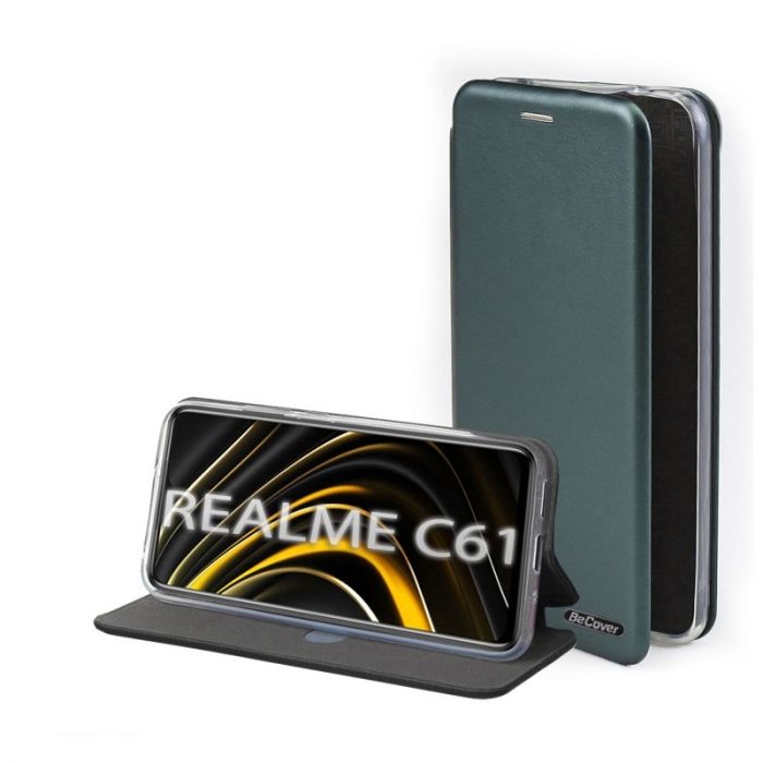 Чохол-книжка BeCover Exclusive для Realme C61 Dark Green (712554)