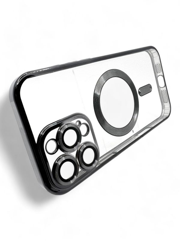 Чохол-накладка BeCover TPU Chrome Case MagSafe для Apple iPhone 16 Pro Black (712080)