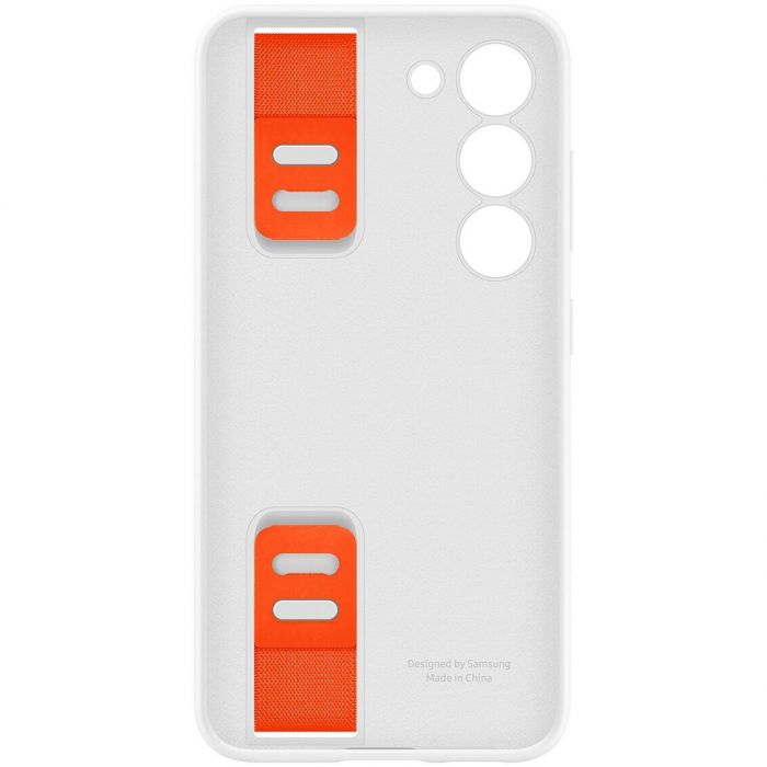 Чохол-накладка Samsung Silicone Grip Case для Samsung Galaxy S23 SM-S911 White (EF-GS911TWEGRU)