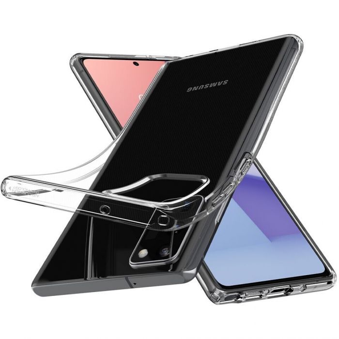 Чохол-накладка Spigen Crystal Flex для Samsung Galaxy Note 20 SM-N980 Crystal Clear (ACS01369)