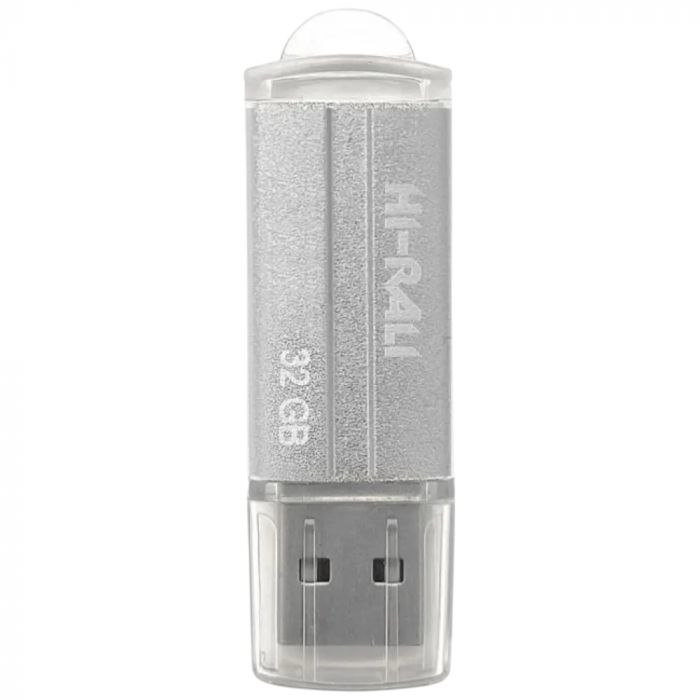 Флеш-накопичувач USB 32GB Hi-Rali Corsair Series Silver (HI-32GBCORSL)