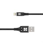 Кабель Promate NerveLink-i USB - Lightning (M/M), 2.4 A, 1.2 м, Black