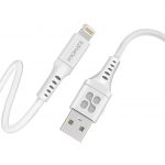 Кабель Promate PowerLink-Ai200 USB - Lightning (M/M), 2.4 A, 2 м, White