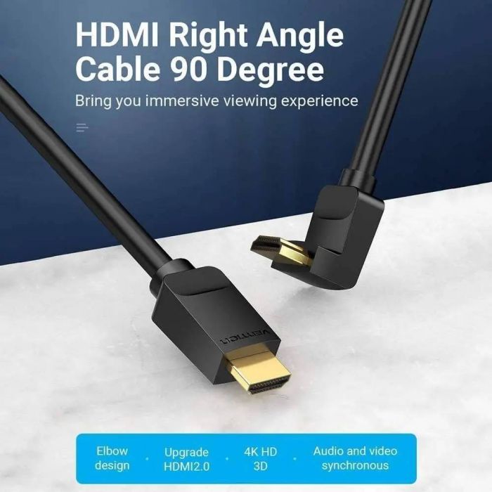 Кабель Vention HDMI - HDMI V 2.0 (M/M), 2 м, Black (AARBH)