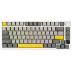 Клавіатура бездротова Epomaker AK820 Pro 75% Flying Fish Switch Hot-Swap (2.4G/BT/USB) RGB UA White (AK820-PRO-W-FF)