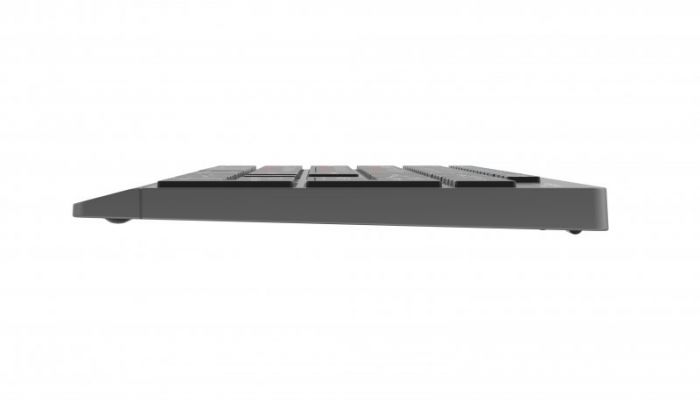 Клавiатура бездротова Maxxter KBW-01G-UA Gray-Black