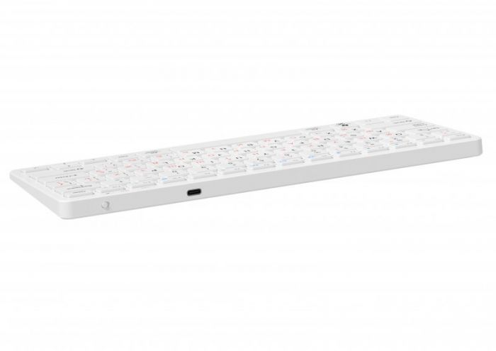 Клавiатура бездротова Maxxter KBW-C01S-UA Silver