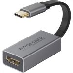 Адаптер Promate USB Type-C - HDMI (M/F) Grey (medialink-h1.grey)