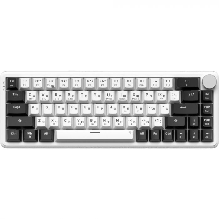 Клавіатура бездротова GamePro Asgard Valhalla MK210W Pro White