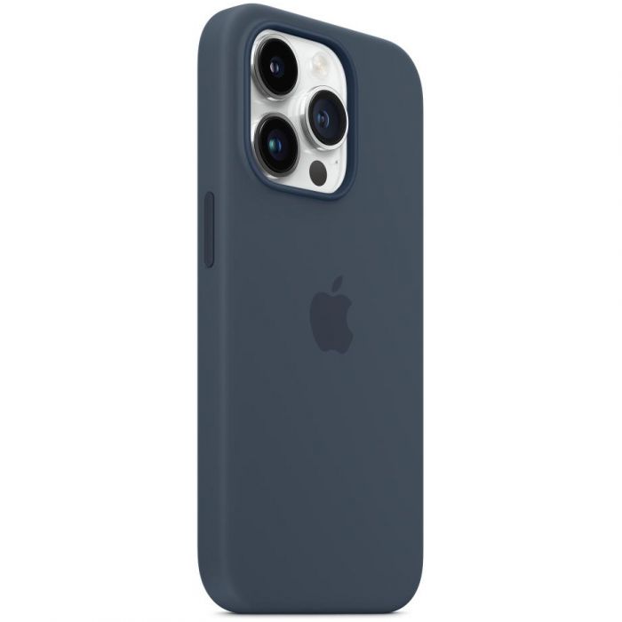 Чохол-накладка Apple Silicone Case with MagSafe для Apple iPhone 14 Pro Storm Blue (MPTF3)