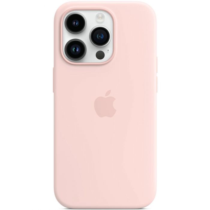 Чохол-накладка Apple Silicone Case with MagSafe для Apple iPhone 14 Pro Chalk Pink (MPTH3)