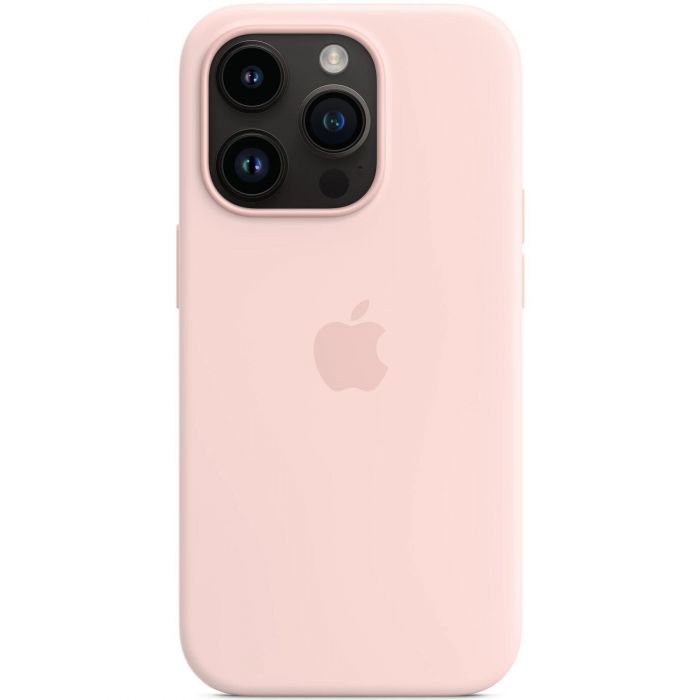 Чохол-накладка Apple Silicone Case with MagSafe для Apple iPhone 14 Pro Chalk Pink (MPTH3)