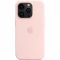 Чохол-накладка Apple Silicone Case with MagSafe для Apple iPhone 14 Pro Max Chalk Pink (MPTT3)