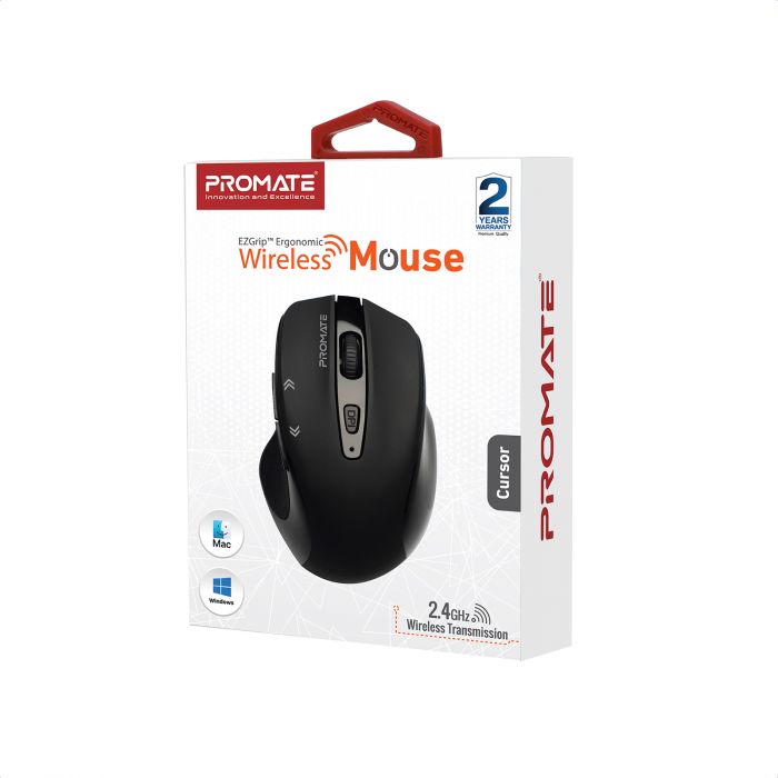 Миша бездротова Promate Cursor Black