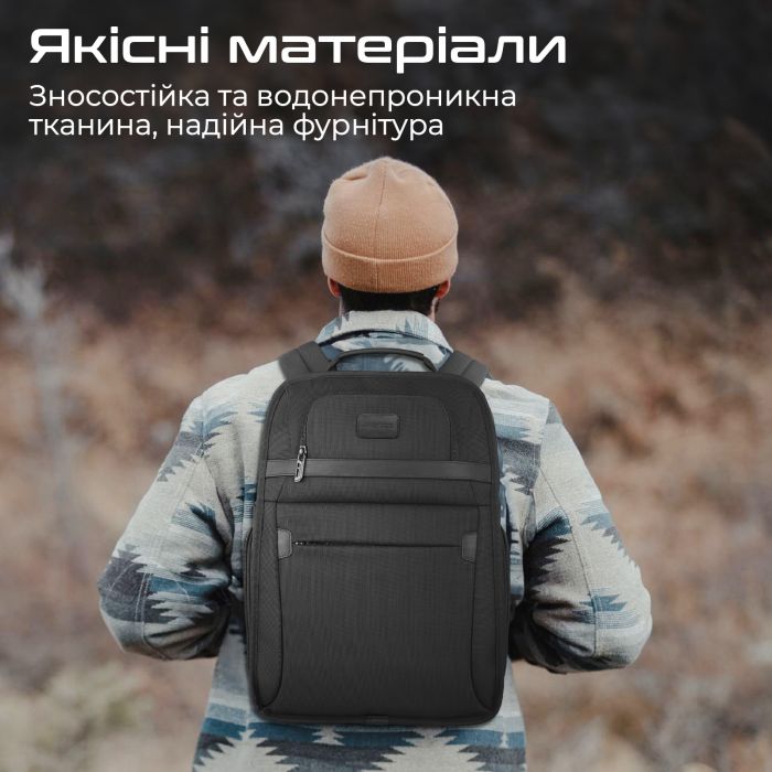 Рюкзак для ноутбука Promate Paramount BP 15.6" Black