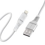Кабель Promate USB - Lightning (M/M), 2.4 A, 1.2 м, PowerLine-Ai120 White