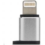 Адаптер Remax Visual micro USB - Lightning (F/M) Silver (RA-USB2-SILVER)