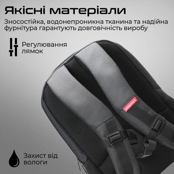 Рюкзак для ноутбука Promate Satchel BP 15.6" Blue
