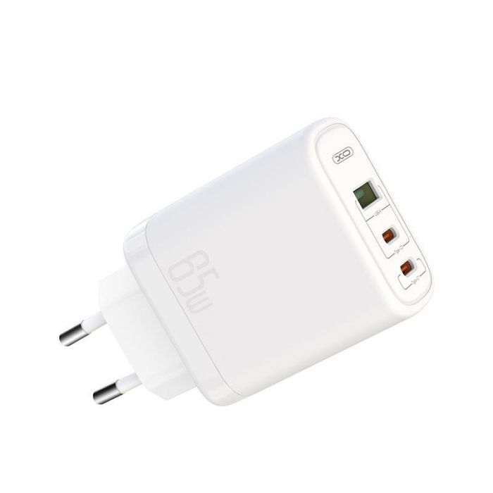 Мережевий зарядний пристрій XO CE04 (1USB, 2USB-C) QC3.0 PD3.0 White (XO-CE04-WH)