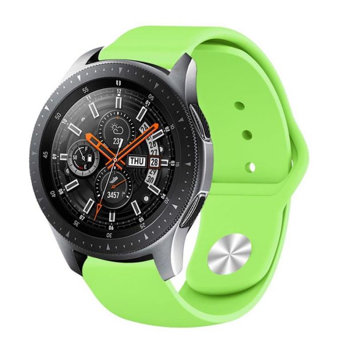 Силіконовий ремінець BeCover для Samsung Galaxy Watch 46mm/Watch 3 45mm/Gear S3 Classic/Gear S3 Frontier Lime (706323)