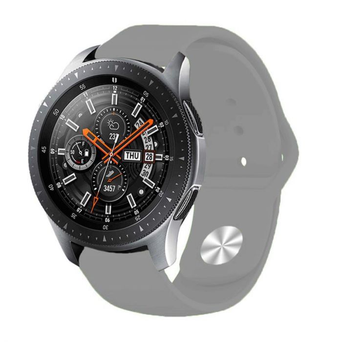 Силіконовий ремінець BeCover для Amazfit Stratos 1/2/2S/3/GTR 2/GTR 47mm/GTR Lite 47mm/Nexo/Pace Gray (706380)