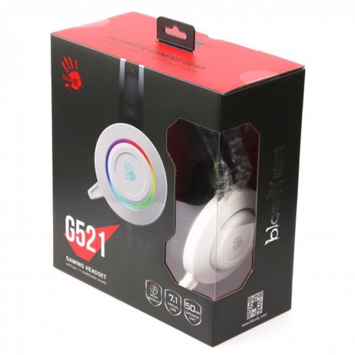 Гарнітура A4Tech Bloody G521 White