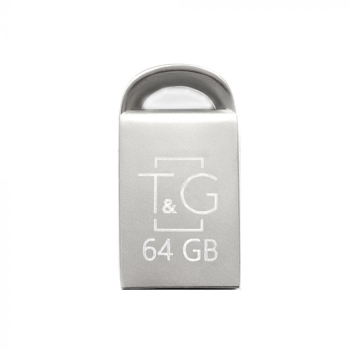 Флеш-накопичувач USB 64GB T&G 107 Metal Series Silver (TG107-64G)