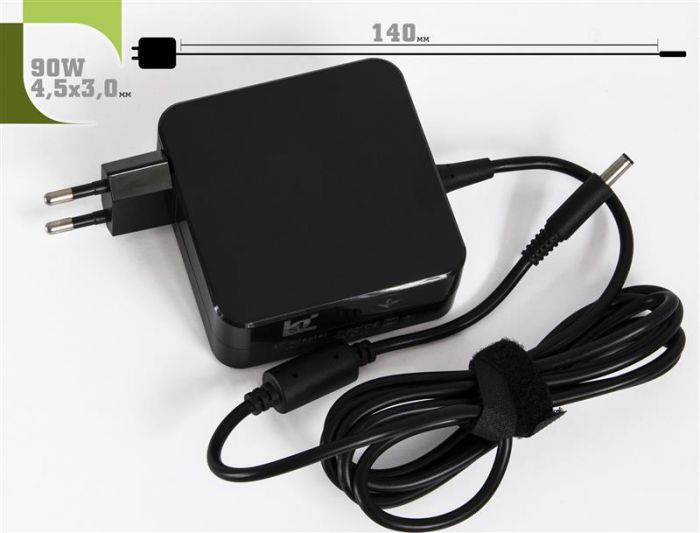 Блок живлення 1StCharger для ноутбука Dell 19.5V 90W 4.62A 4.5х3.0мм Wall Mount (WM1ST19.5V90W4530D)