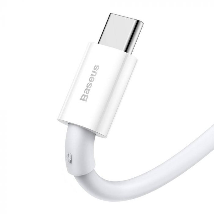 Кабель Baseus Superior Fast Charging USB - USB Type-C (M/M), 2 м, White (CATYS-A02)